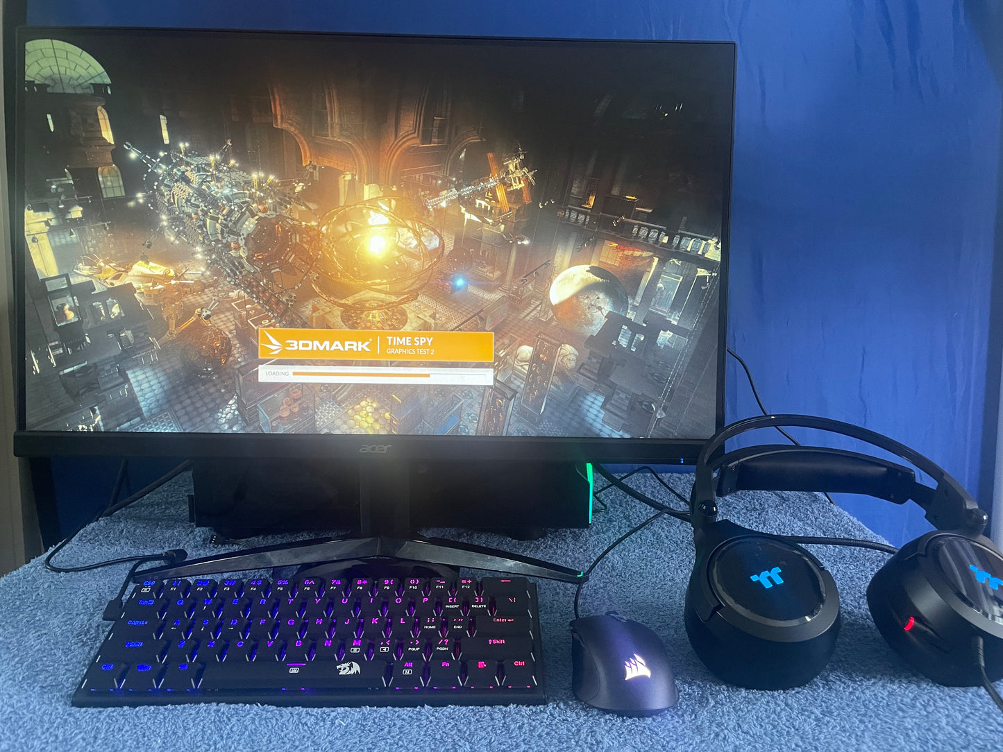 PRE-LOVED EPIC 4K FULL GAMING PC SETUP - 9th gen Intel i7 / 16GB DDR4 3600 / Z390 AORUS PRO WIFI / 1TB SSD / RTX 3070