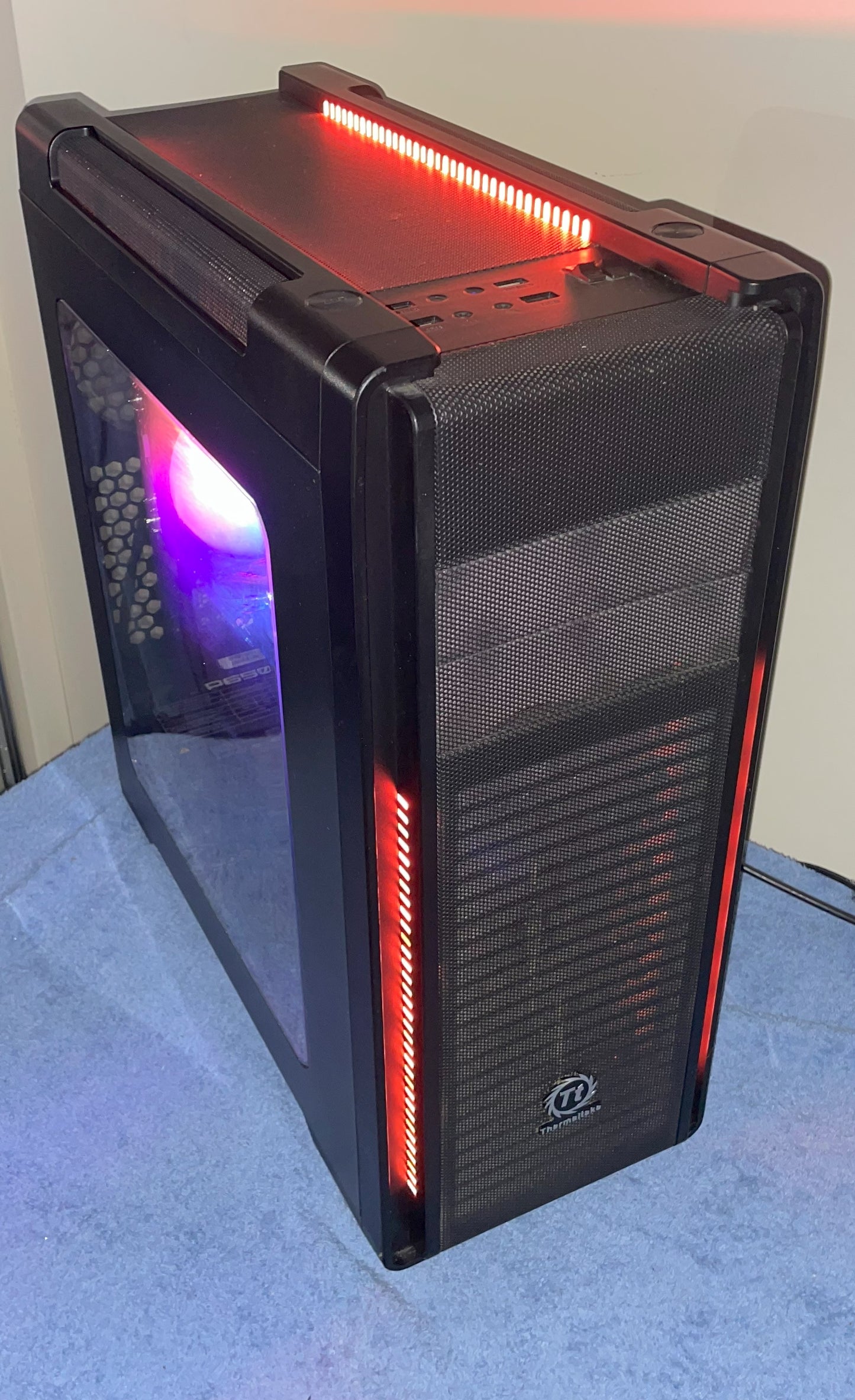 WICKED 1080P GAMING PC - AMD Ryzen 5 5600x / 16GB DDR4 3200 / B450M-K / RX 6600 XT / 500GB SSD / 650W PSU